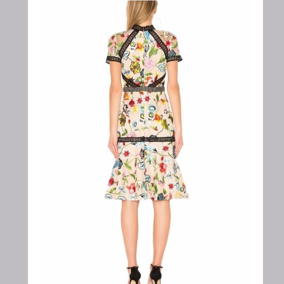 NWT Vone Catarina Floral Embroidered Dress Size XS - Picture 3 of 15